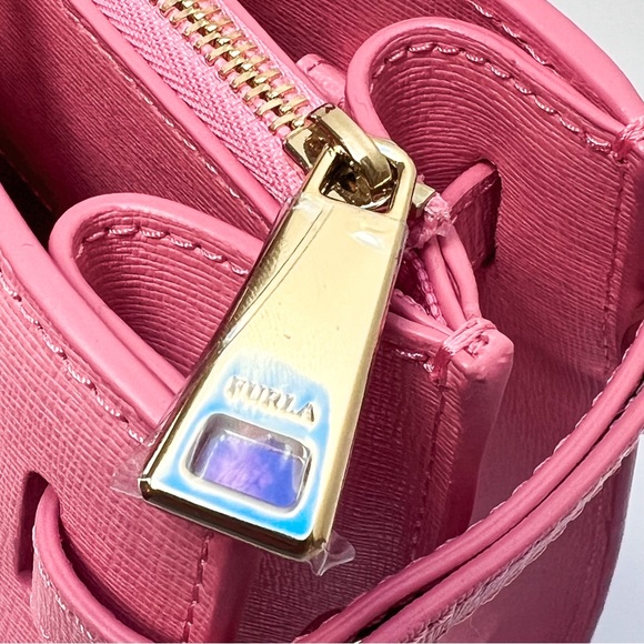 FURLA Handbag Tote Bag with strap pink color - Picture 9 of 17